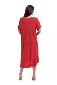 Rochie dama 947 - Caramiziu - Img 2