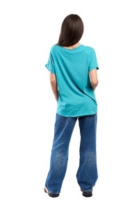 Tricou dama, Always, Turcoaz Inchis, Marime Universala - Img 3