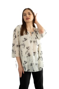 Bluza dama 815 - Ivoire/Negru - Img 4