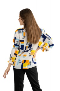 Bluza dama 821 - Multicolora - Img 2