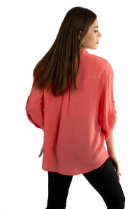 Camasa dama 2207 - Coral - Img 3