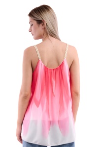 Maieu dama 8958, Roz/Alb, One Size - Img 3