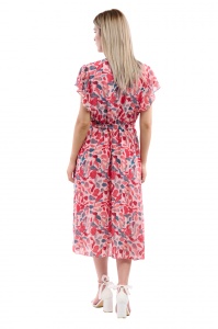 Rochie dama 2372 - Roz/Rosu - Img 2