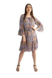 Rochie dama 830 - Mov/Bej
