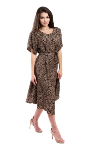 Rochie dama 940 - Maro/Negru - Img 3