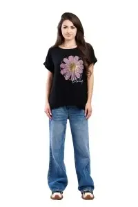 Tricou dama, Always, Negru, Marime Universala