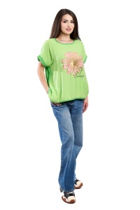 Tricou dama, Always, Verde Deschis, Marime Universala - Img 3