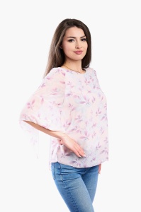 Bluza dama 809 - Lila/Ivoire - Img 3
