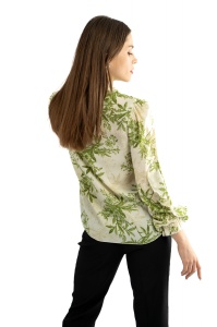 Bluza dama 820 - Crem/Verde - Img 3