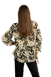 Bluza dama 821 - Crem/Negru - Img 2