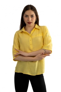 Camasa dama 1108 - Galbena