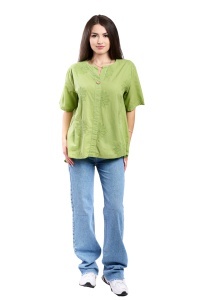 Camasa dama 4065, Kaki Deschis, Marime Universala