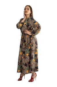 Rochie dama 2366 - Gri/Verde - Img 2