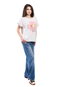 Tricou dama, Always, Bej, Marime Universala - Img 2