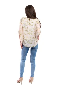 Bluza dama 809 - Crem/Verde - Img 2