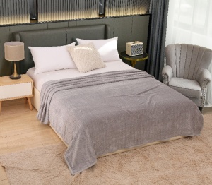 Patura cocolino Romb, 200x230cm, Culoare Gri Argintie