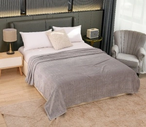 Patura cocolino Romb, 200x230cm, Culoare Gri Argintie