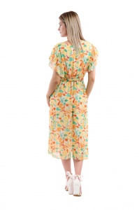 Rochie dama 2372 - Portocaliu/Galben - Img 2