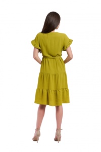 Rochie dama 946 - Verde Fistic - Img 2
