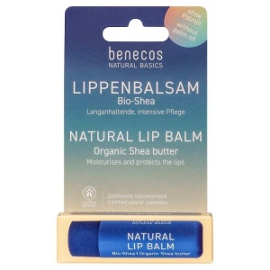 Balsam de buze cu unt de shea organic - benecos Natural Basics - Img 2