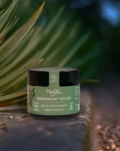 Deodorant balsam natural parfum marin cu argila alba, shea bio si ulei de masline, 45g - NAJEL - Img 2