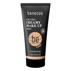 Fond de ten bio hidratant cremos Cream, bej mediu pentru tenurile usor bronzate, 30ml - Benecos