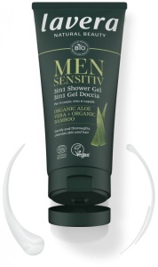 Lavera Men Sensitive 3in1 Gel de Dus Barbati - Ingrijire completa corp, fata si par, 200 ml - Img 3