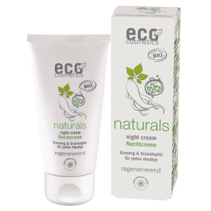 Crema bio de noapte cu ginseng si rodie - Eco Cosmetics