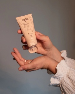 Crema hidratanta pentru maini si unghii cu ulei de caise, ricin si cactus, bio, fara parfum, 75ml - NAJEL - Img 3