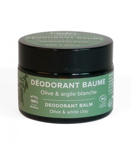 Deodorant balsam natural parfum marin cu argila alba, shea bio si ulei de masline, 45g - NAJEL