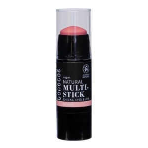 Fard, Ruj si Blush Multi-Stick Natural 3in1, BE ROSEY - Benecos