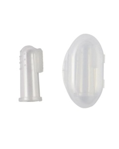 Periuta de dinti din silicon Degetar pentru 6-12 luni, 2 buc - Jack n Jill - Img 3