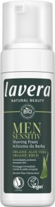 Spuma de ras lavera Men Sensitive - cu aloe vera si mesteacan, fara alcool, pentru piele sensibila