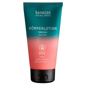 Lotiune de Corp Intensiv pentru Piele Uscata cu Shea Bio, 150ml - benecos Natural Basics