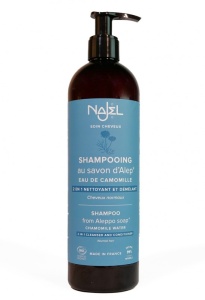 Sampon si balsam 2in1 cu sapun de Alep, pentru par normal, 500 ml - NAJEL