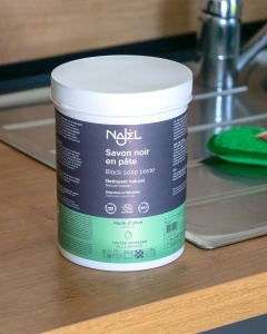 Sapun Negru Vegetal, Pasta Concentrata, Degresant Natural Universal, 1kg - NAJEL - Img 2
