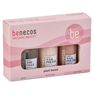 Set lacuri de unghii naturale 20-free, plant based, vegane, Nude Obsession - Benecos - Img 2