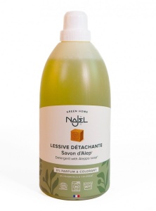Detergent ecologic pentru rufe cu sapun de Alep, fara parfum, 2L - NAJEL