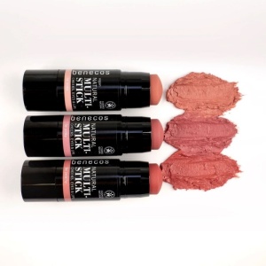 Fard, Ruj si Blush Multi-Stick Natural 3in1, BE PINKY - Benecos - Img 3