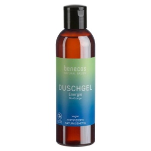 Gel de dus Energy cu extract organic de portocala, vegan, 200ml - benecos Natural Basics