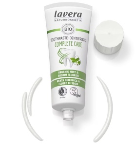 Pasta de dinti bio Complete Care cu fluor, 75ml - LAVERA
