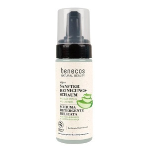 Spuma de curatare delicata cu aloe vera si lavanda bio, 150ml - Benecos