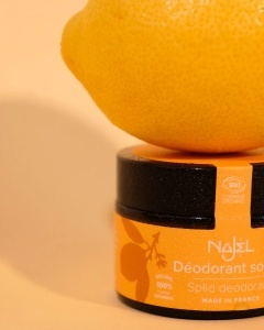 Deodorant balsam natural mango si citrice cu argila alba, dafin si unt de shea bio, 45g - NAJEL - Img 2