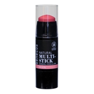 Fard, Ruj si Blush Multi-Stick Natural 3in1, BE PINKY - Benecos