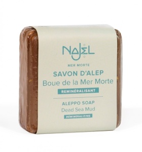 Sapun de Alep cu namol de la Marea Moarta, 100 g - NAJEL