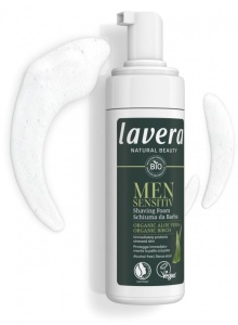 Spuma de ras lavera Men Sensitive - cu aloe vera si mesteacan, fara alcool, pentru piele sensibila - Img 2