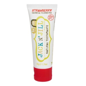 Pasta de dinti naturala pentru copii, capsuni organice - Jack n Jill