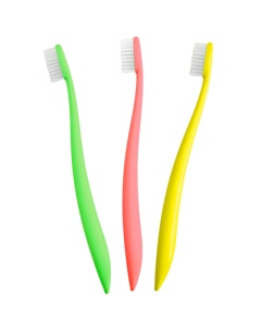Periuta de dinti biodegradabila plastic free NEON, 1buc - Jack n Jill - Img 2