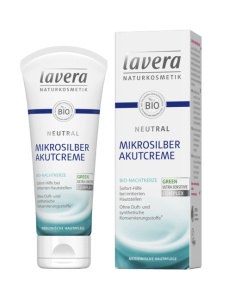 Akutcreme, tratament intensiv cu particule de argint pentru pielea iritata si eczeme, Neutral - LAVERA