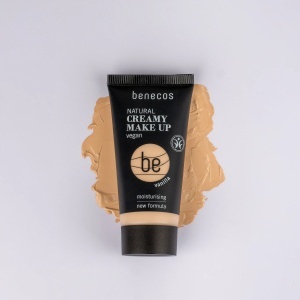 Fond de ten bio hidratant cremos Vanilla, pentru ten foarte deschis, 30ml - Benecos - Img 2